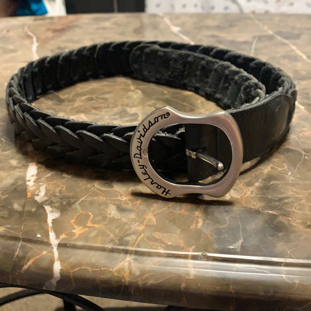 Vintage Harley Davidson leather belt